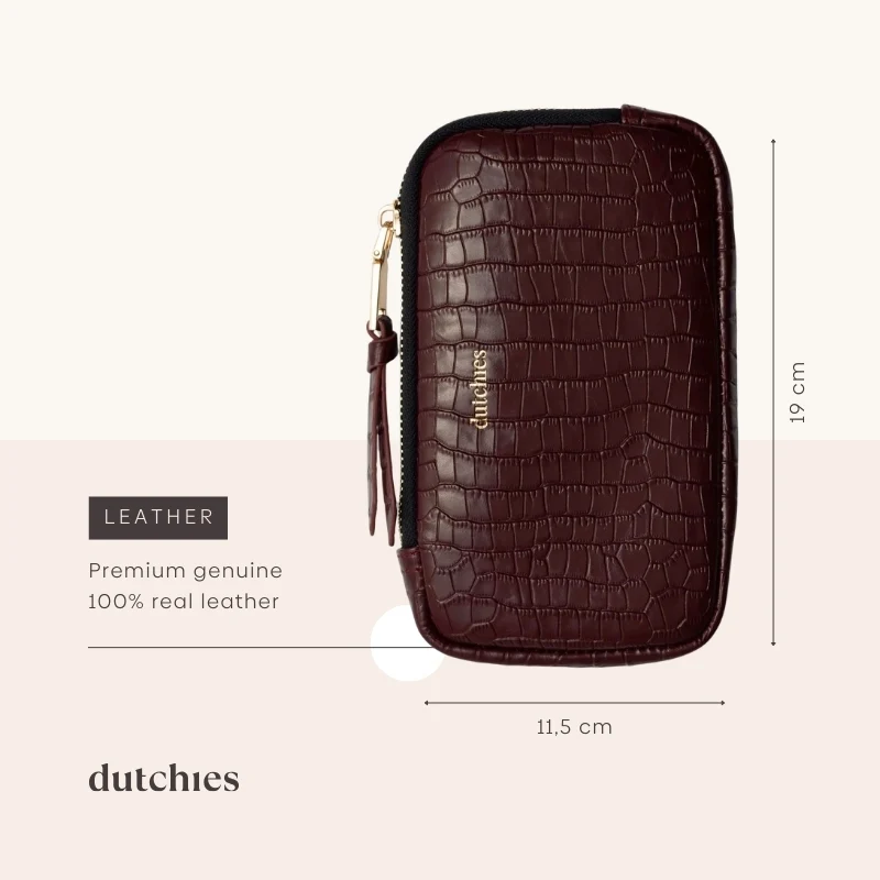 Phone Bag Rose | Burgundy - Imagen 9