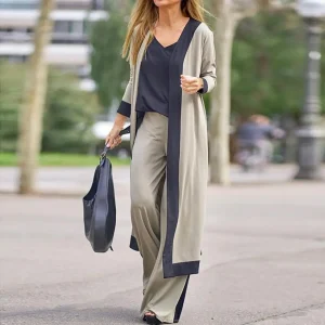 Conjunto de 3 Piezas Casual S-XXL