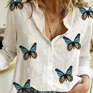 Camisas de Algodón Estampadas