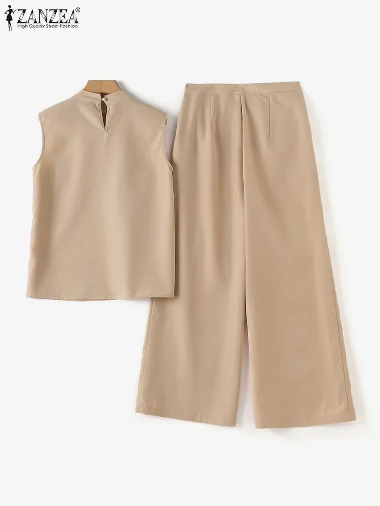 Conjunto Elegante Pantalones de Pierna Ancha - Imagen 6