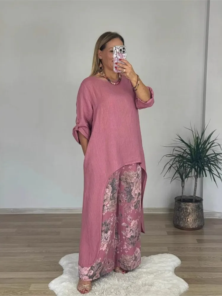 Conjunto Casual Lino y Algodón S-3XL - Imagen 5
