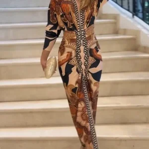 Vestido Bodycon Vintage Barroco