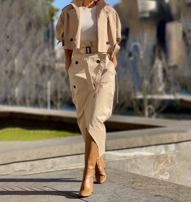 Conjunto Elegante de Dos Piezas S-XXL - Imagen 4