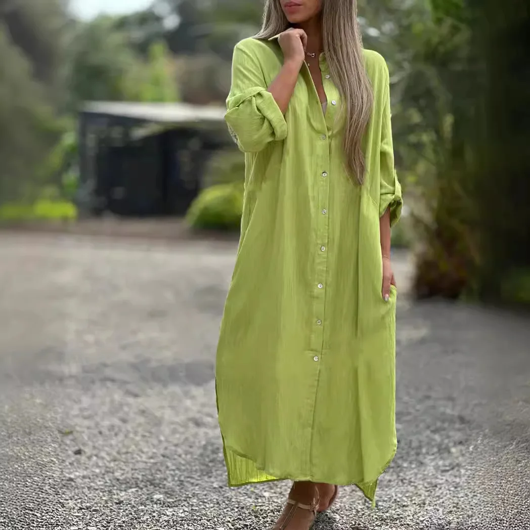 Vestido de Algodón y Lino - Imagen 6