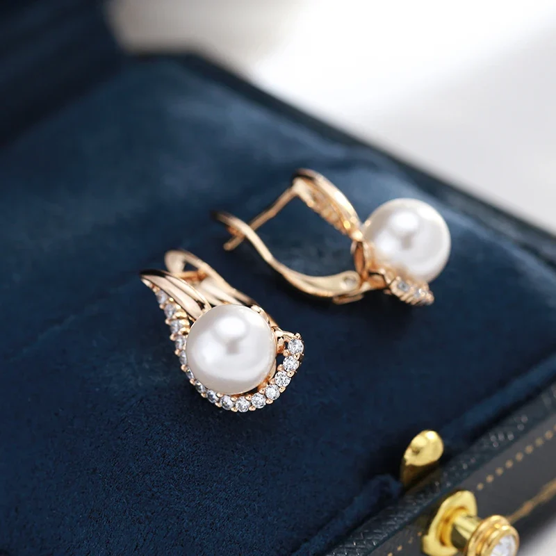 Pendientes con Baño de Oro rosa - Imagen 4