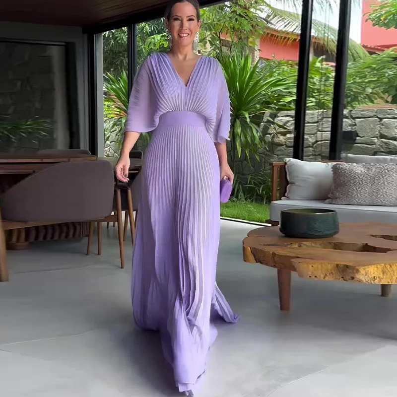 Vestido Plisado de Primavera/Verano - Imagen 8