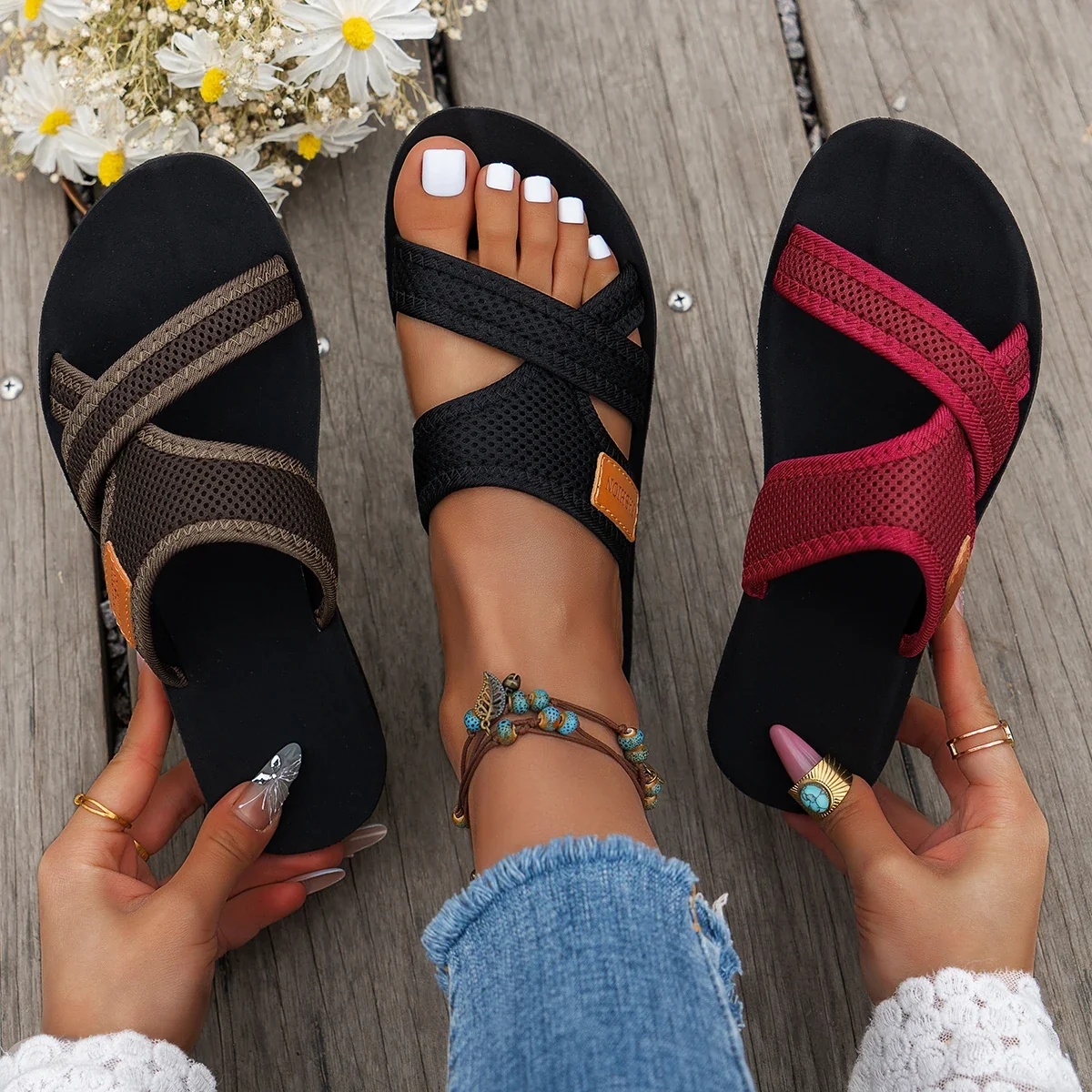 Sandalias Planas Deportivas para Mujer – Diseño Ligero y Versátil - Imagen 2