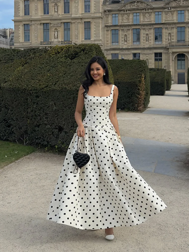 Vestido Maxi de Lunares - Imagen 6