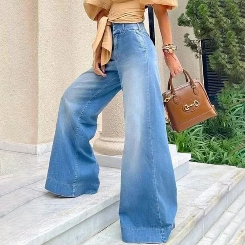 Jeans Anchos de Mujer – Estilo Urbano - Imagen 2