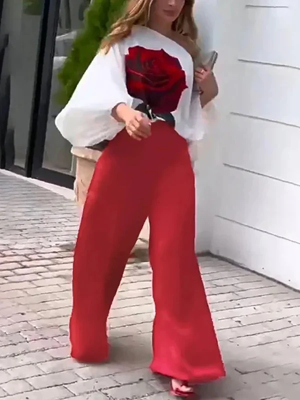 Blusa de Verano con Estampado de Rosas - Imagen 4