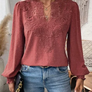 Blusa Elegante de Encaje