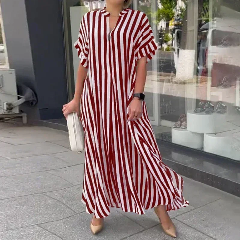 Vestido Largo a Rayas - Imagen 4
