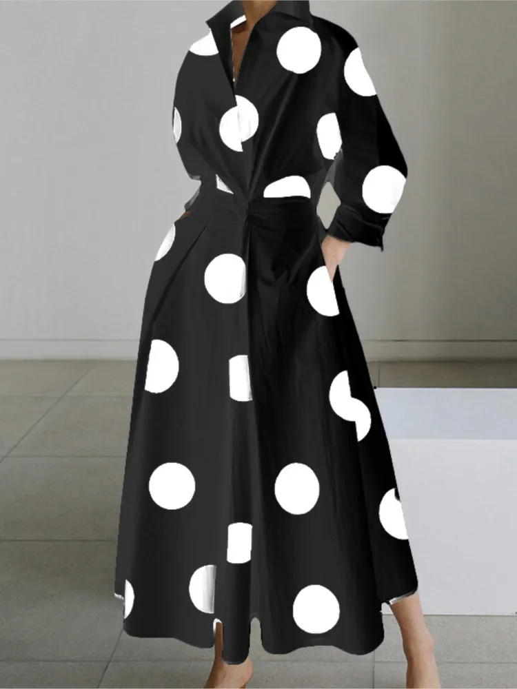 Vestido Maxi Polka-Dot - Imagen 4