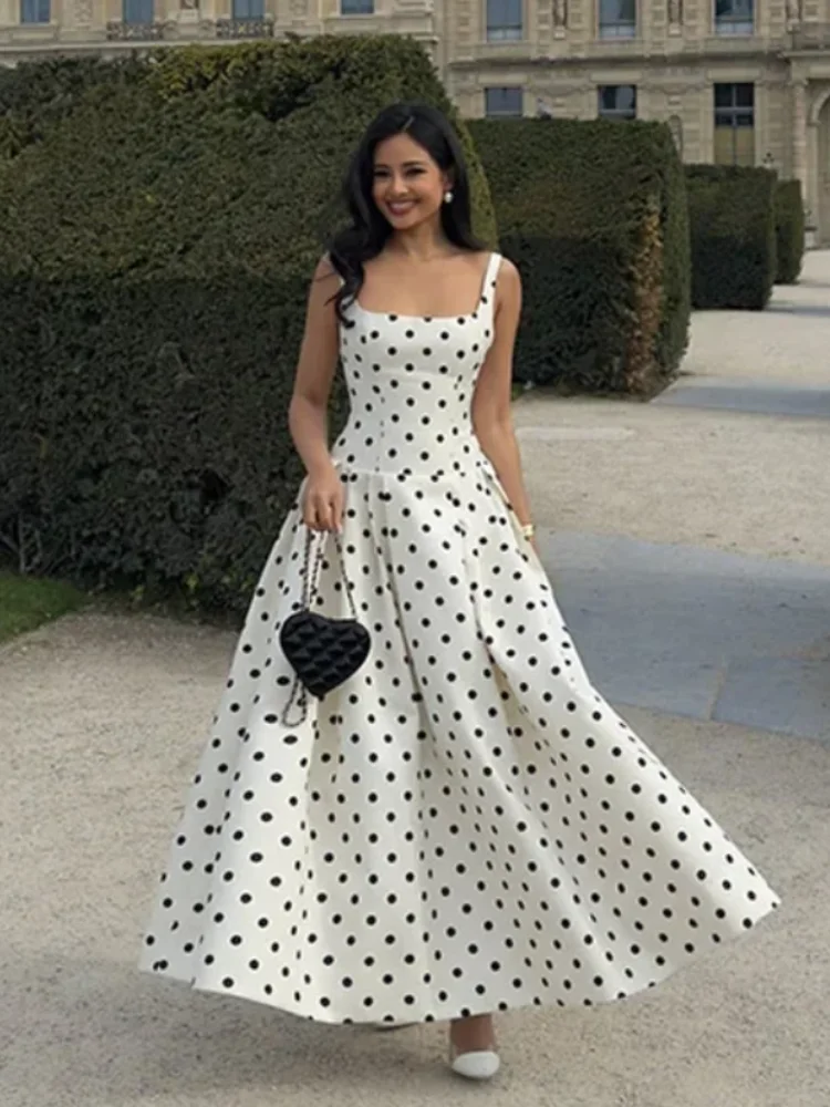 Vestido Maxi de Lunares - Imagen 2
