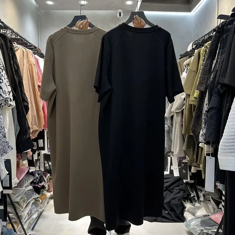 Vestido informal de verano con parche de cremallera y camiseta - Imagen 4