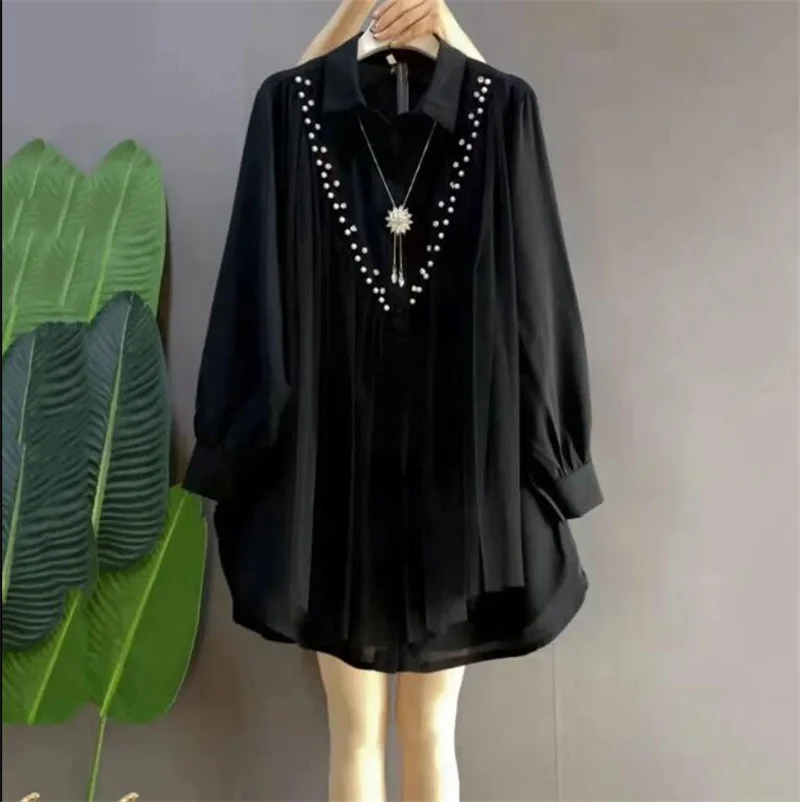 Camisa Amarilla con Pedrería 2XL-3XL - Imagen 8