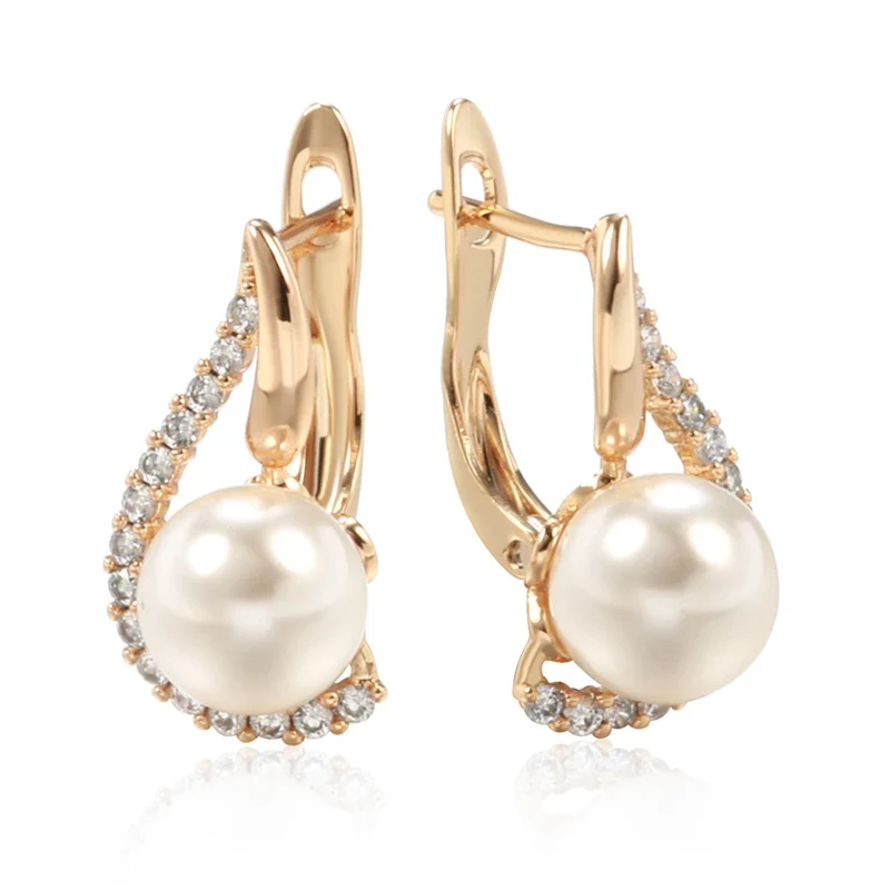 Pendientes con Baño de Oro rosa - Imagen 6