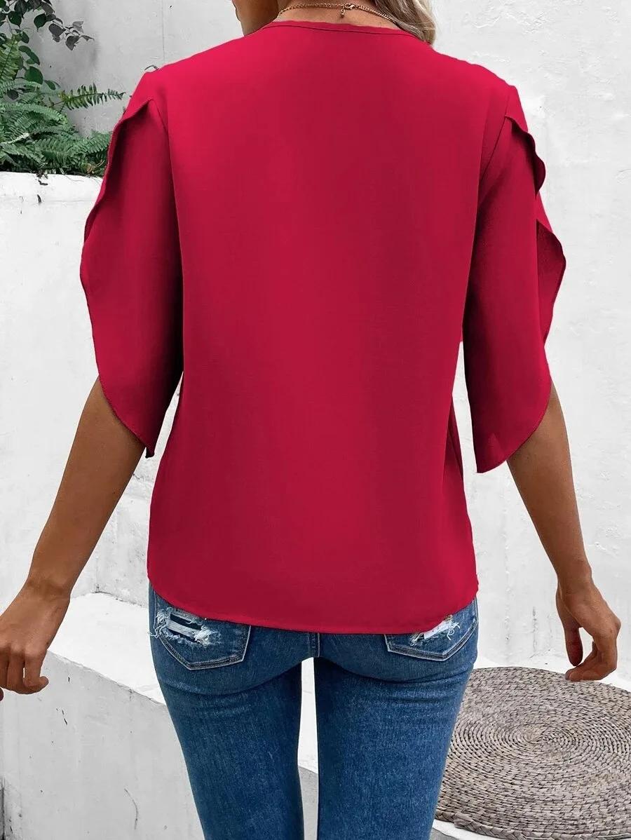 Blusa Elegante de Cuello V - Imagen 7