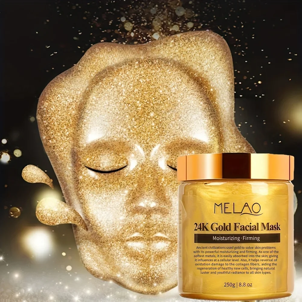 Mascarilla Facial de Oro 24K MELAO - 250g - Imagen 4