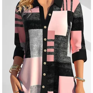 Blusa Color Block Casual