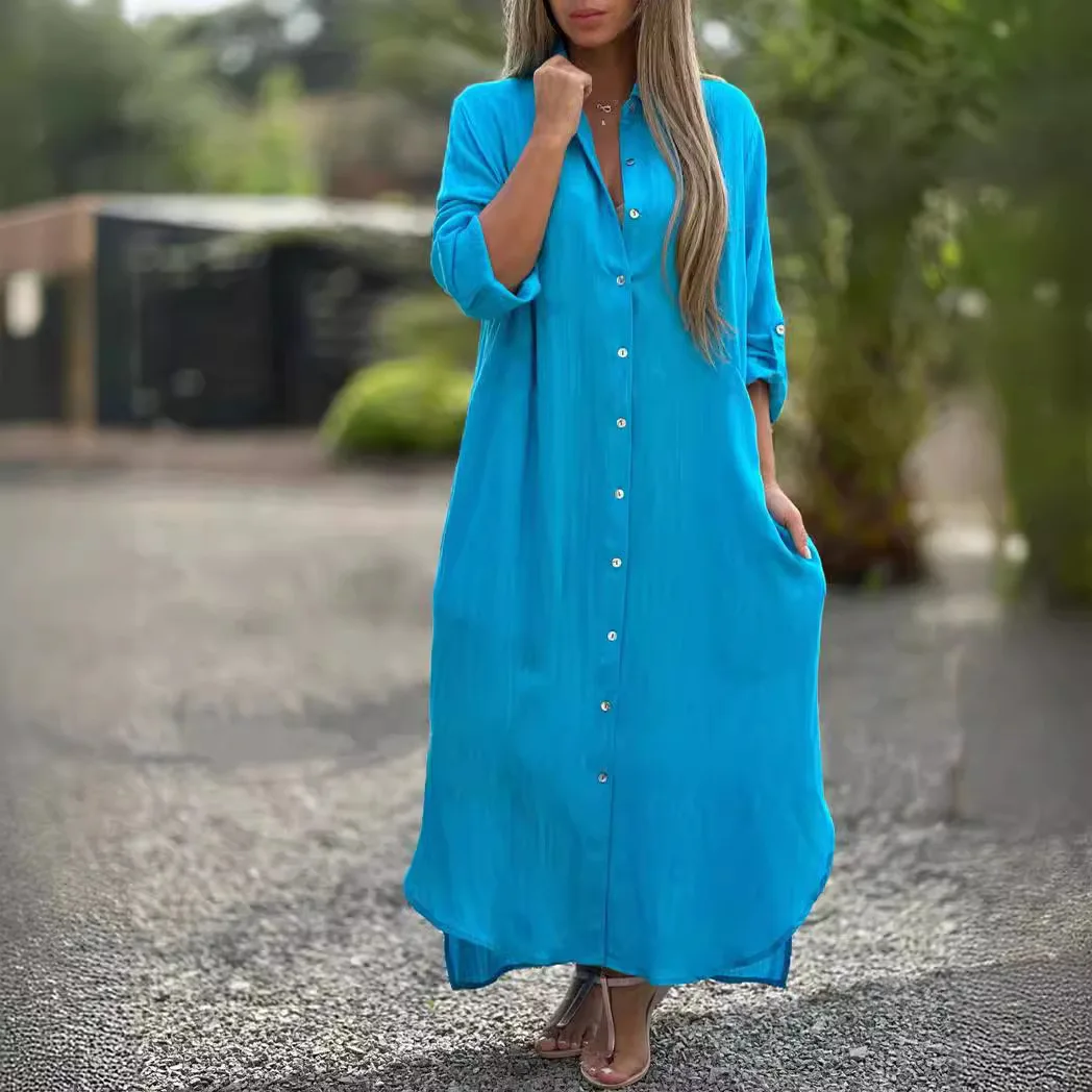 Vestido de Algodón y Lino - Imagen 5