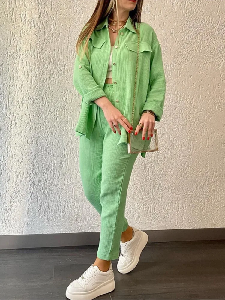 Conjunto Casual de Algodón Puro - Imagen 2