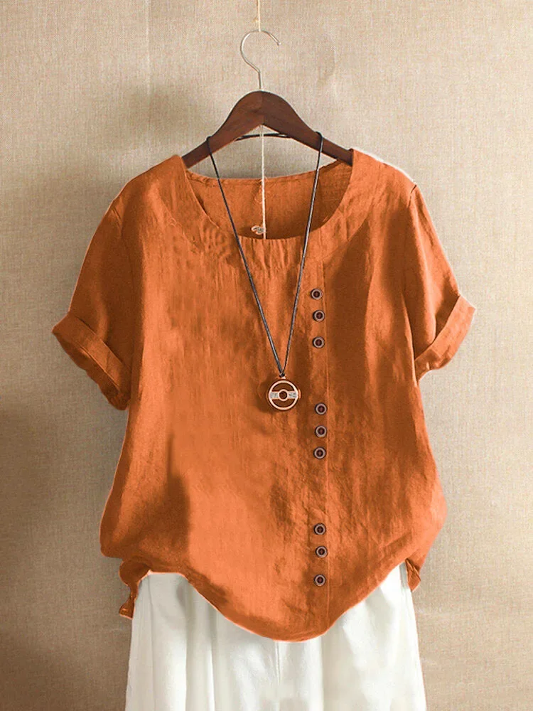 Blusas de Algodón y Lino - Imagen 3