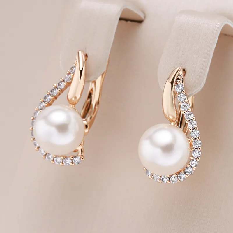 Pendientes con Baño de Oro rosa - Imagen 2