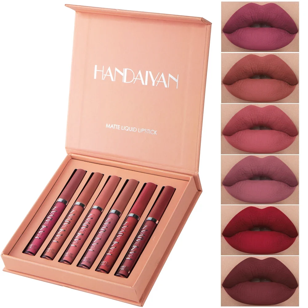 Set de 6 Labiales Líquidos – Larga Duración y Acabado Mate - Imagen 6