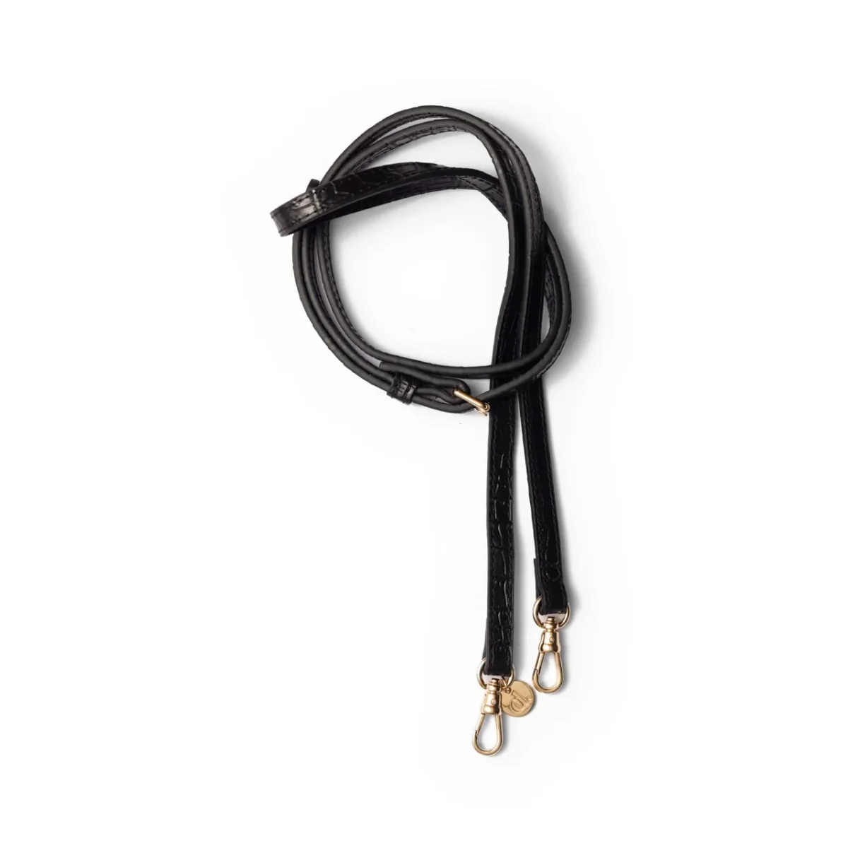 Phone Strap | Slimline Gold | Noir