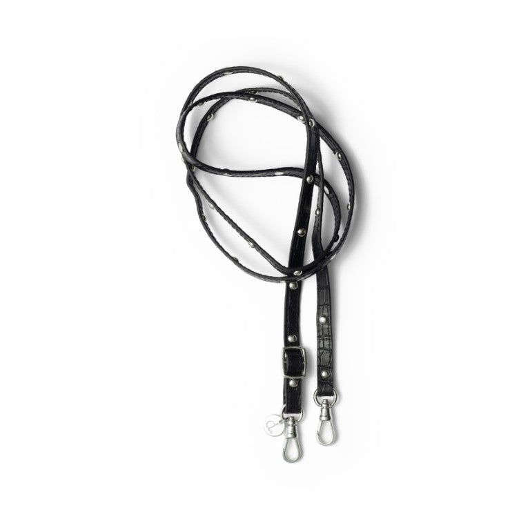 Phone Strap | Slimline Studs Silver | Noir - Imagen 2