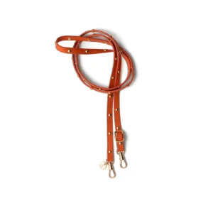 Phone strap | Slimline with Studs | Orange