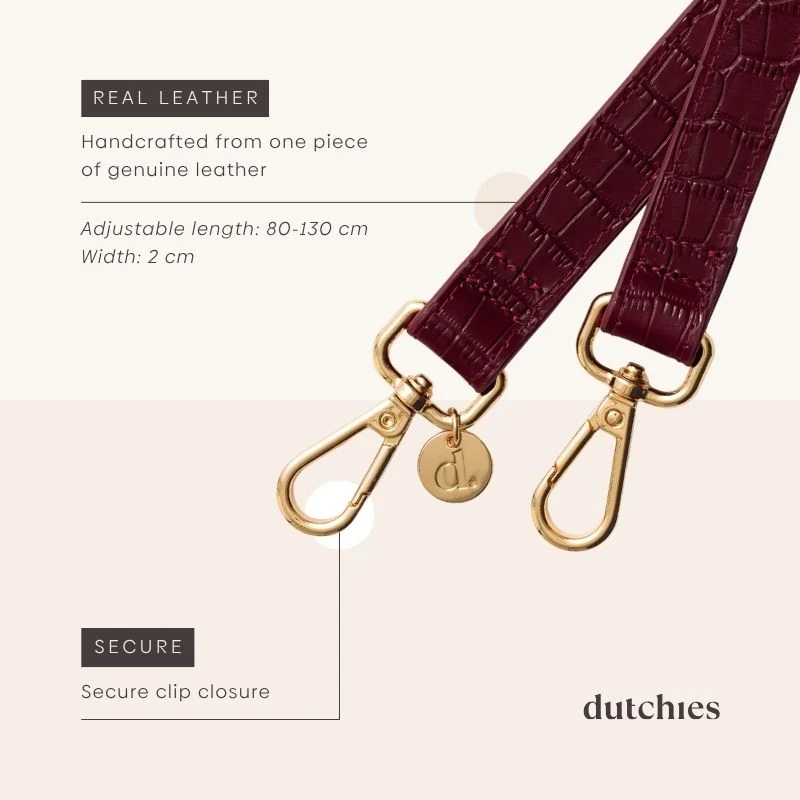 Phone Strap | Slimline 2 cm | Burgundy - Imagen 7