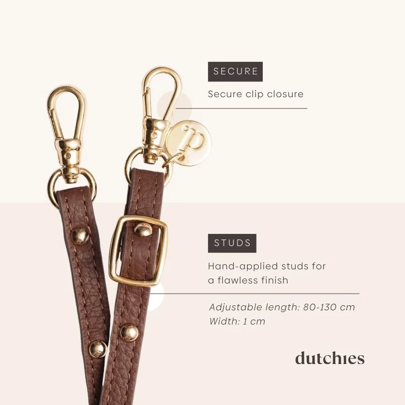 Phone Strap | Slimline Studs | Brown - Imagen 5