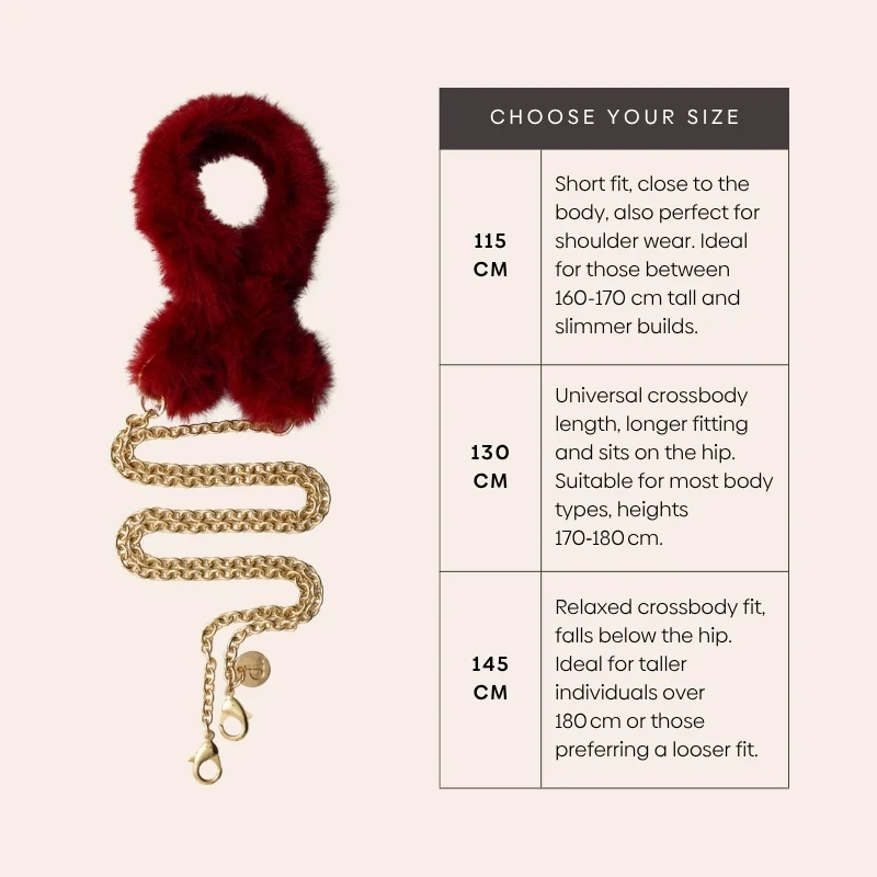 Phone Chain | Spanish | Red Fluffy - Imagen 6