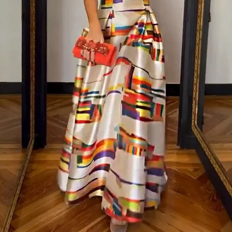Vestido Estampado Geométrico - Imagen 5