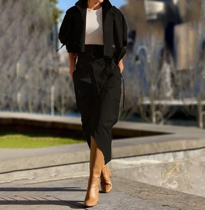 Conjunto Elegante de Dos Piezas S-XXL - Imagen 5