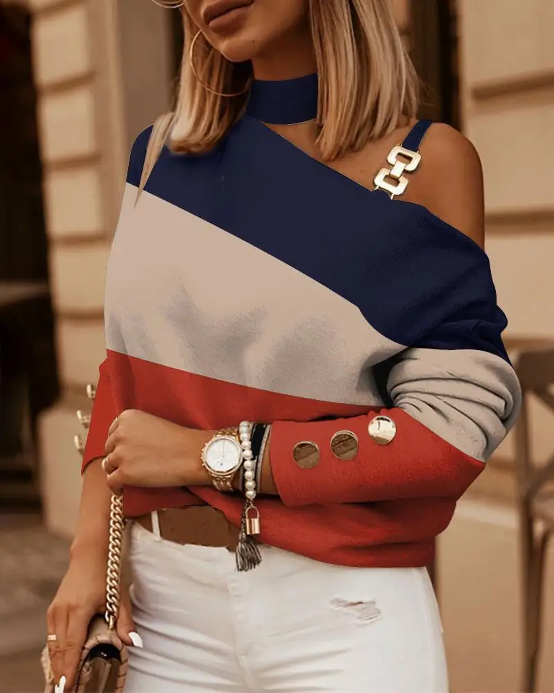 Blusa Patchwork Elegante