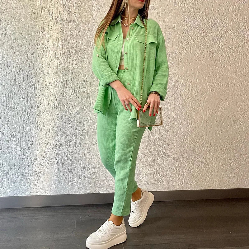 Conjunto Casual de Algodón Puro - Imagen 9