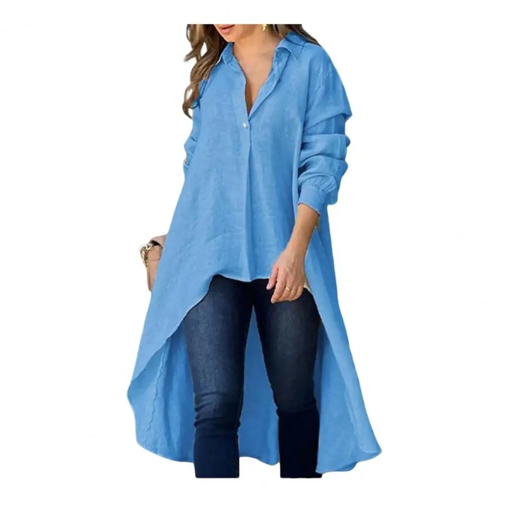 Camisa de Mujer con Cuello y Mangas Largas - Imagen 8
