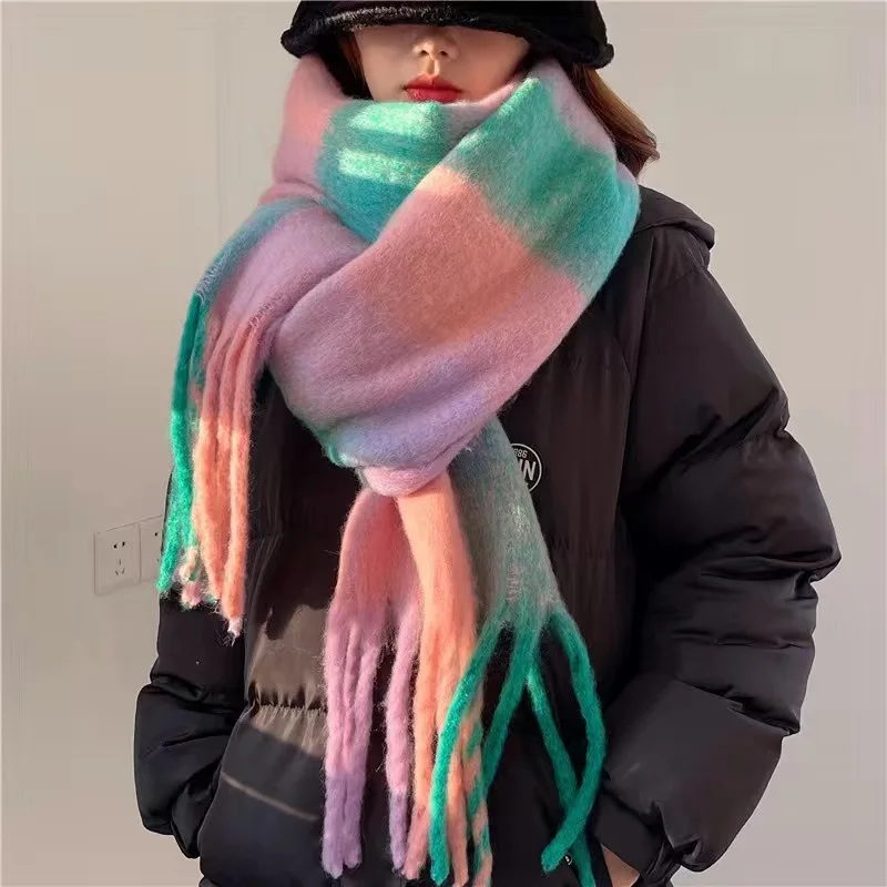 Bufanda Chal a Cuadros – Suave, Cálida y Elegante - Imagen 8