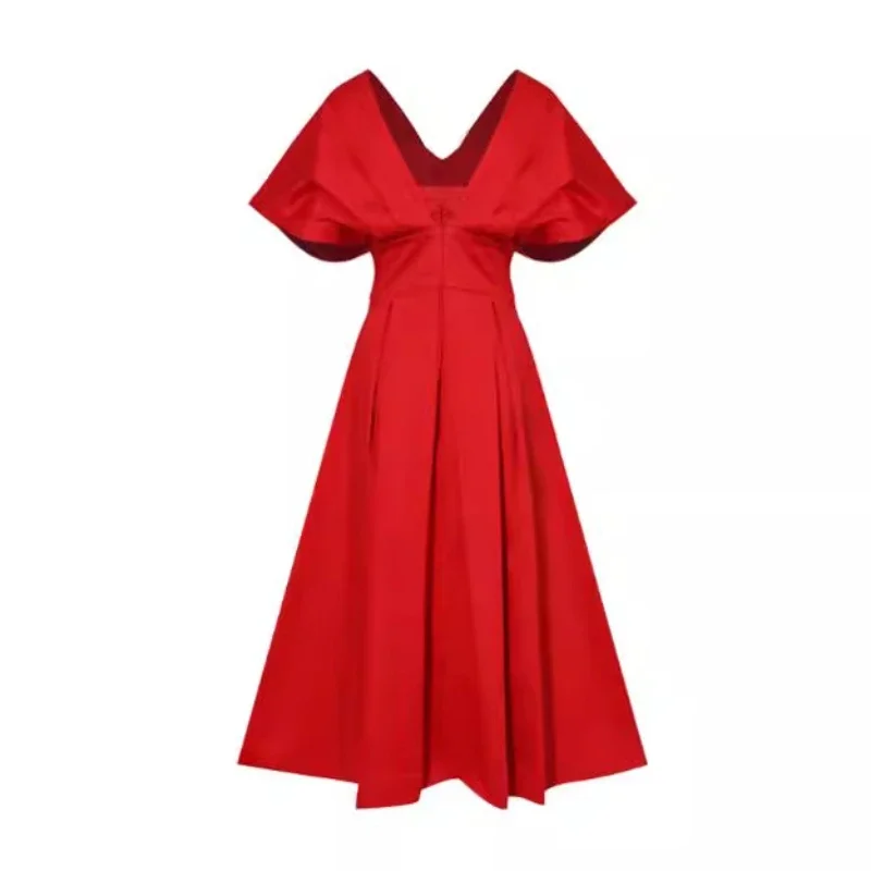 Vestido Casual Rojo - Imagen 6