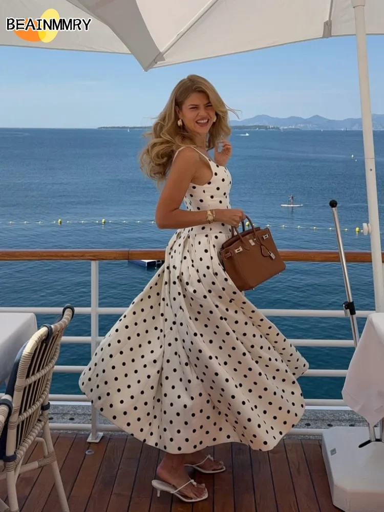 Vestido Maxi de Lunares - Imagen 5