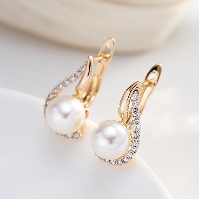 Pendientes con Baño de Oro rosa - Imagen 3