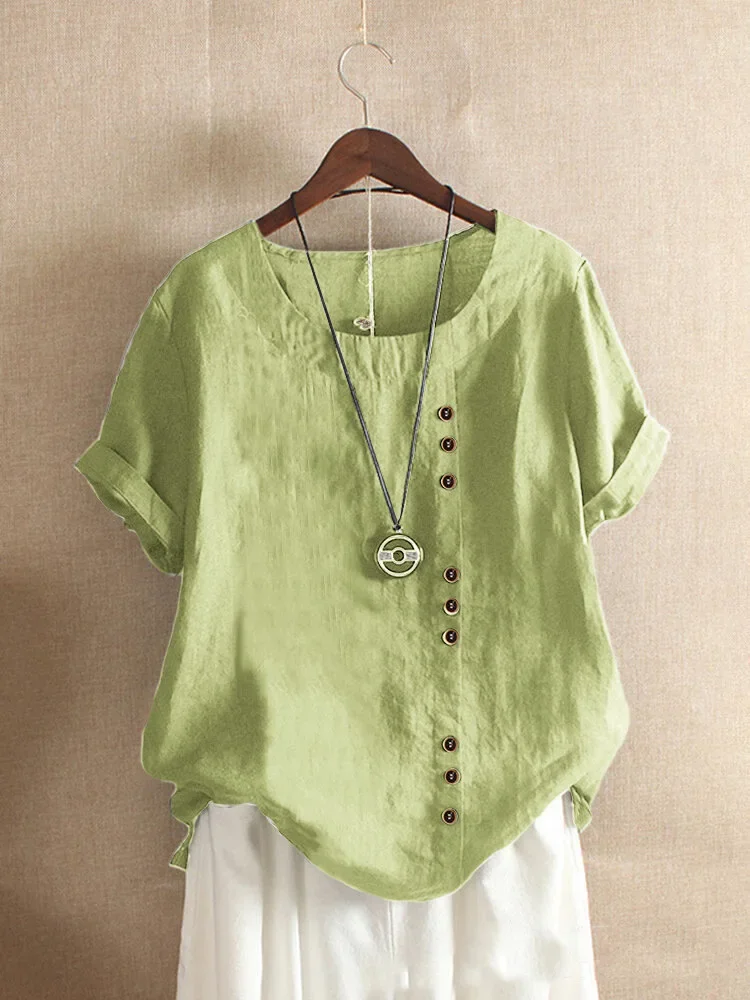 Blusas de Algodón y Lino - Imagen 6
