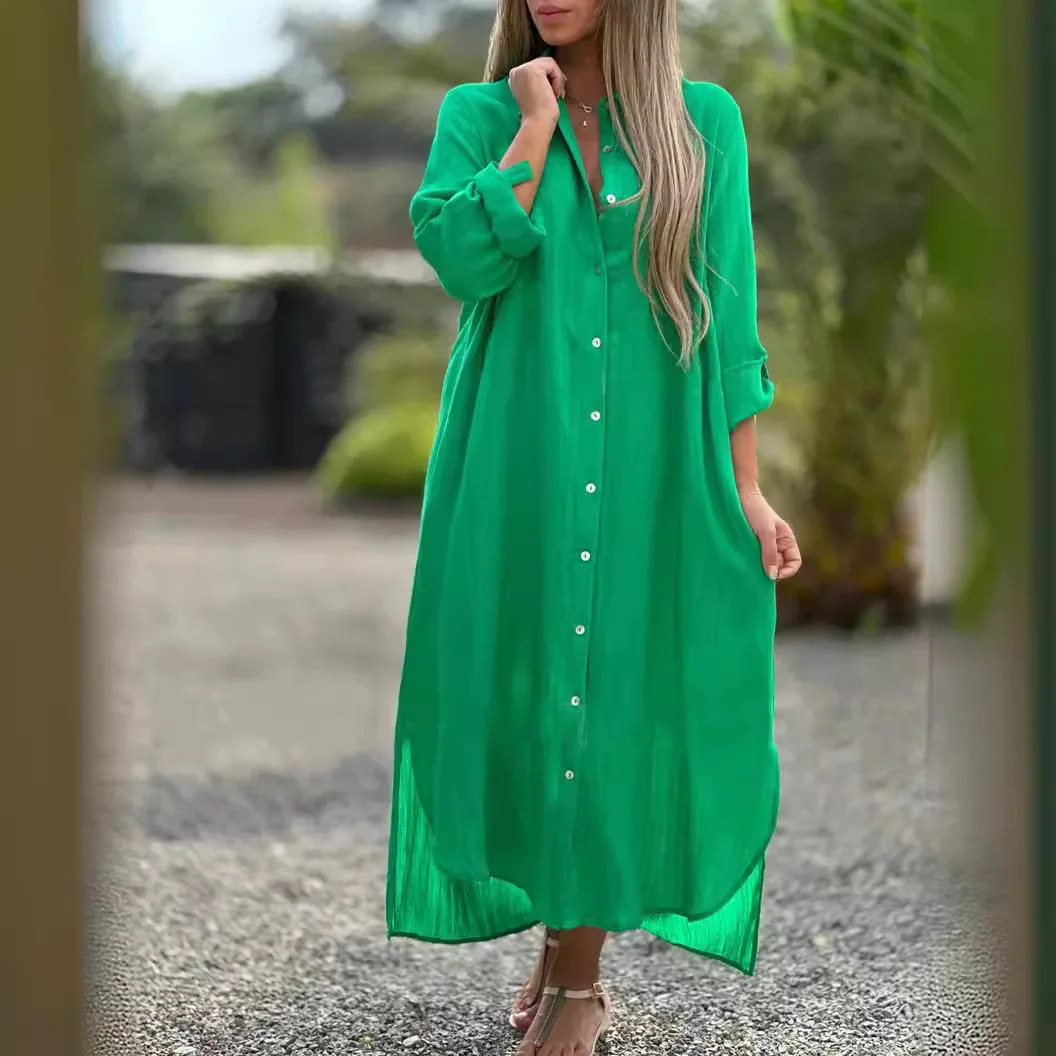 Vestido de Algodón y Lino - Imagen 4