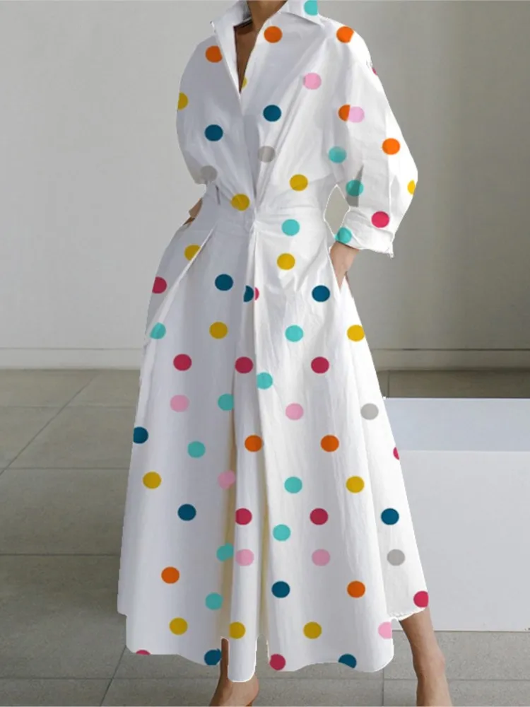 Vestido Maxi Polka-Dot - Imagen 5