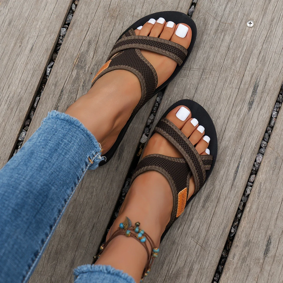 Sandalias Planas Deportivas para Mujer – Diseño Ligero y Versátil - Imagen 3