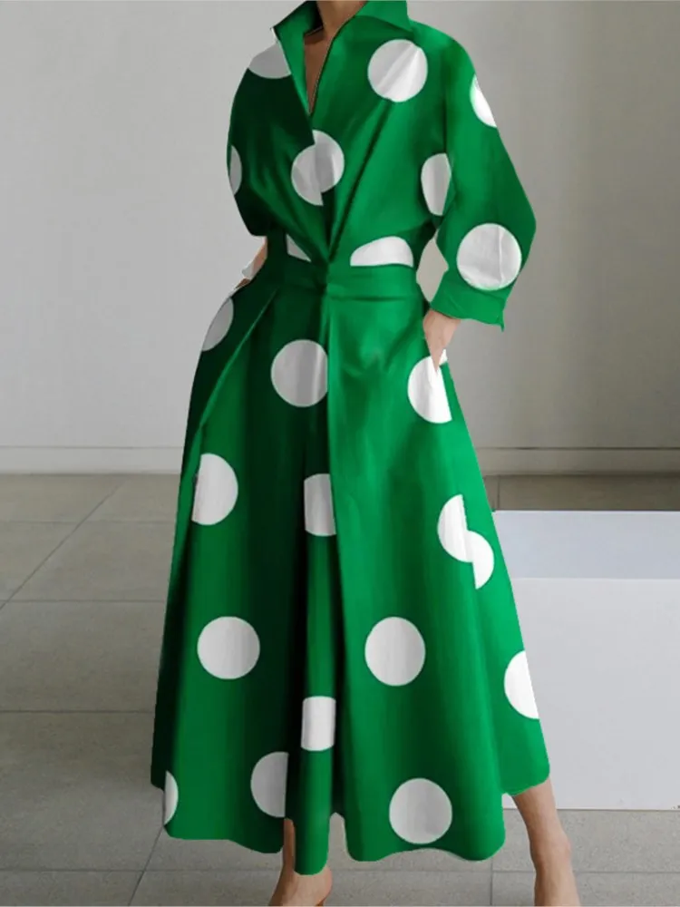 Vestido Maxi Polka-Dot - Imagen 2