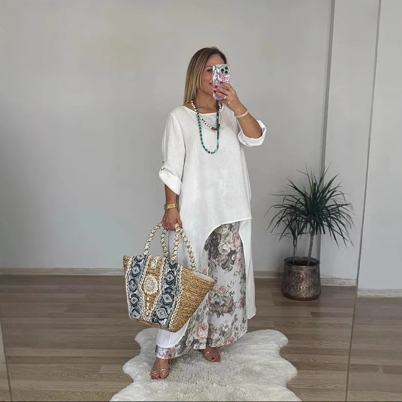 Conjunto Casual Lino y Algodón S-3XL - Imagen 9